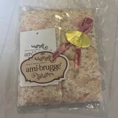 ami-brugge レース　ティッシュケース ピンク 花柄