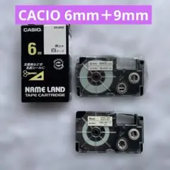 CASIO NAME LAND テープカートリッジ XR-6WE 6mmのサムネイル