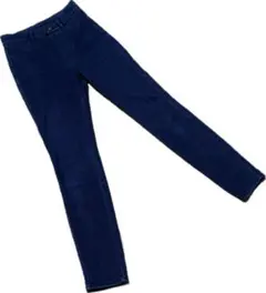 ヒートテックウルトラストレッチレギンスパンツ　デニム　ブルー