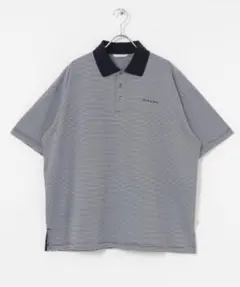 FARAH ポロシャツ ボーダー ネイビー
