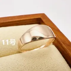 ete エテ リング 指輪 シグネット シグネチャー k10 YG 11号 - メルカリ
