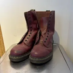 ドクターマーチン 1490 10ホール ブーツ チェリー UK6 25cm