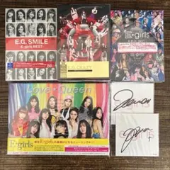 E-girls LIVE Blu-ray(初回限定盤）直筆サイン色紙 等セット