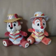 ７日１０：００までセール チップとデール ぬいぐるみバッチ 2体セット