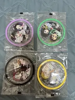 鬼滅の刃 ラバーコースター 全4種コンプリートセット くら寿司