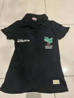 美品ATHLETA ポロシャツ 黒 レディースMサイズ