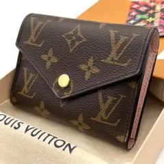 【極美品】ルイヴィトン ポルトフォイユ ヴィクトリーヌ モノグラム ピンク