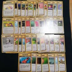 ポケモンカード 旧裏 トレーナーカード 44枚セット まとめ売り