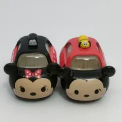 ディズニーモータース ツムツム ミッキーマウス ミニーマウス ツムトップ 2台