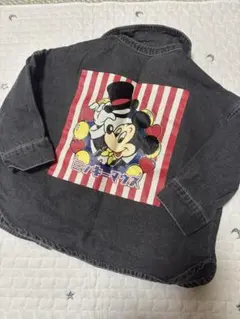 ミッキーマウス デニムジャケット 100cm フタフタ