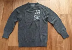 Abercrombie & Fitch グレー ニットセーター M アバクロ