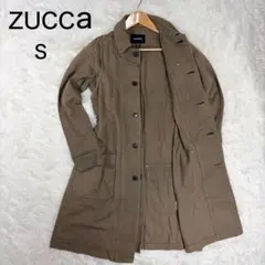 【zucca/ズッカ】 コットンロングコート 変形 Sサイズ カーキ