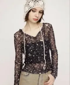 SLY FLOWER LACE トップス