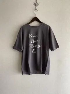 Samansa Mos2 blue Disneyピーターパン/箔プリントTシャツのサムネイル