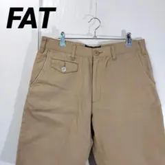 【古着】エフエーティー FAT チノショーツ ハーフパンツ ベージュのサムネイル