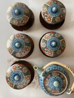 有田焼　両千窯 急須＋湯呑み5客セット