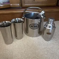 ステンレス カクテルシェイカー アイスバケット セット