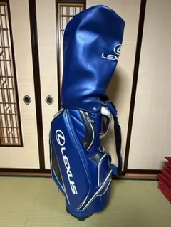 非売品レクサスLEXUSカート付きキャディーバッグ超美品おまけヘッドカバー 激レア非売品 Lexus ゴルフバッグ・キャディバッグ 激レア非売品 Lexus