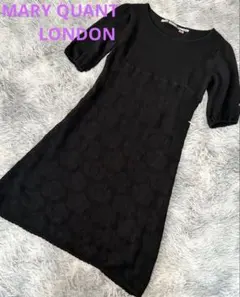 MARY QUANT LONDON 半袖ニットワンピース　デイジー柄のサムネイル
