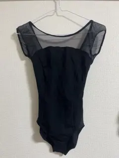 【美品】チャコット バレエ レオタード ブラック メッシュ Sのサムネイル