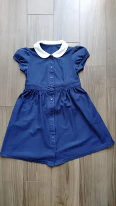 ​【美品】組曲 KUMIKYOKU キッズ ワンピース 120 濃紺 フォーマル