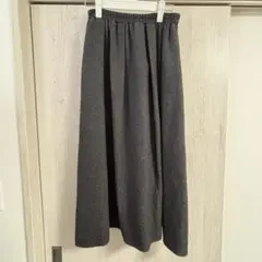 サマンサモスモスブルー　チャコールグレー　スカート　サイズフリー