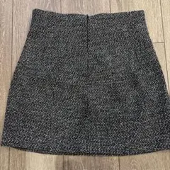 ZARA ブラック ツイード タイトスカート XS