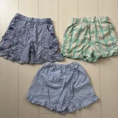 ショートパンツ　ハーフパンツ　半ズボン　キュロット ボトムス　150 140