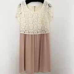 ペイトンプレイス　花柄レースワンピース