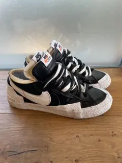 Nike×sacaiスニーカー ブラック/ホワイト ミドルカット