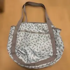 LeSportsac トートバッグ 猫柄 ライトブルーのサムネイル