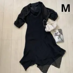 パーティドレス　ボレロ　バック　まとめ　結婚式　二次会　M