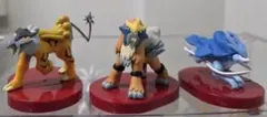 ポケモン　色違い　 フィギュア 3体セット エンテイ ライコウ スイクン