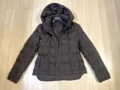 エスマックスマーラ‘SMaxMara☆リバーシブルフード付き軽量ダウンジャケット