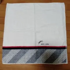 pierre cardin バスタオル ホワイト グレーのサムネイル