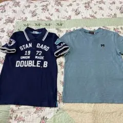 ミキハウス110㎝ビー君半袖ポロ＆Tシャツ2枚