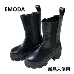 【美品】EMODA サイドゴア　タンク　ブーツ　エモダ