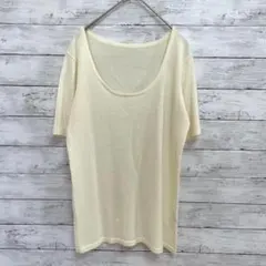 【Otto】オットー　カットソー 　ニット（M）オフホワイト　半袖　薄手✨のサムネイル