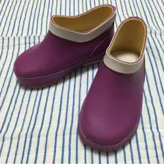 【新品・未使用】レインブーツ☆パープル☆14cm