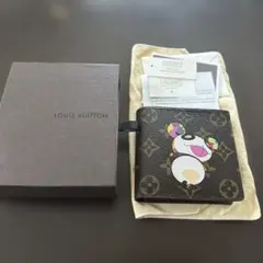 未使用・完品】ルイヴィトン 村上隆 モノグラムパンダ 二つ折り財布 