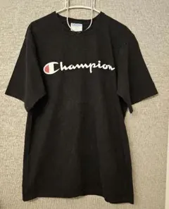 Champion チャンピオン ロゴ Tシャツ ブラック