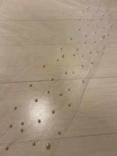 ウェディングロングベール パール