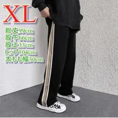 韓国 サイドライン パンツ ジャージ メンズ ストリート スケーター