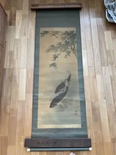 掛け軸 稲穂図 日本画 骨董品 - メルカリ