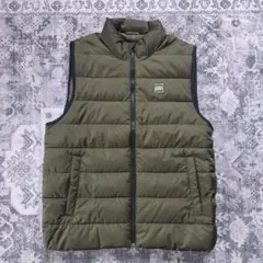 GAP オリーブグリーン ダウンベスト M
