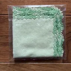 【新品・タグ付】シーズンタオルハンカチ オクラ グリーンのサムネイル