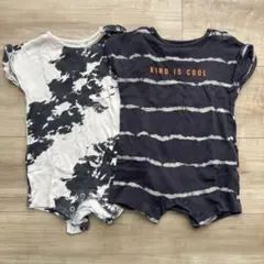 ロンパース・カバーオール 3-6ヶ月 2枚セット