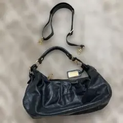 再値下げ！ PORTER 黒レザー ハンドバッグ Shikica Tokyo - メルカリ