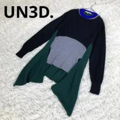 UN3D アンスリード 24AW シースルースリーブカーディガン ニット