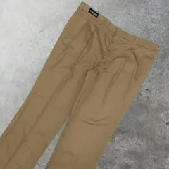 alan martin スラックス ブラウン ツータック 大きいサイズ　ビック